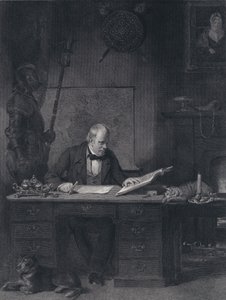 Sir Walter Scott in His Study by John Watson Gordon