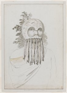 A Man of the Sandwich Islands in a Mask by John Webber