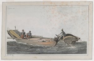Two Small Boats, with Three Figures in One, Two in the Other by John Webber