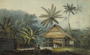 View in the Island of Krakatoa by John Webber