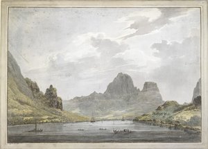 View of Papetoai Bay, Moorea