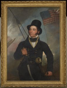 Portrait of Captain Samuel Chester Reid by John Wesley Jarvis