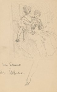 Study for The Skinner Sisters by John White Alexander
