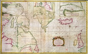Chart of the seas and straits showing the possibility of a North-West Passage between Hudson Bay and the South Sea by John Wigate