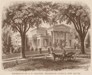 Residence of A.N. Skinner, Hillhouse Avenue, New Haven by John William Orr