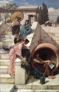 Diogenes in His Barrel, c.1882