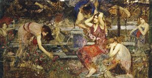 Flora and the Zephyrs by John William Waterhouse