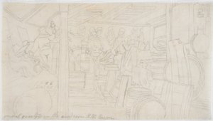 The Wardroom H.M.S. Caesar by John Wilson Carmichael