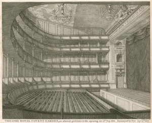 Theatre Royal, Covent Garden, London, as Altered Previous to the Opening on 15 September 1794 by John Winston
