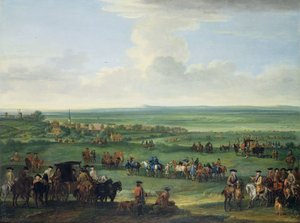 George I at Newmarket, 4th or 5th October 1717