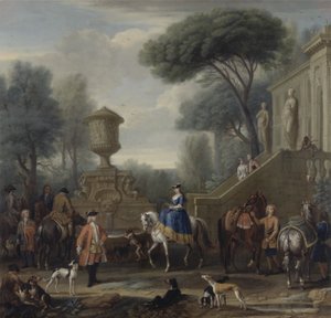 Preparing for the Hunt by John Wootton