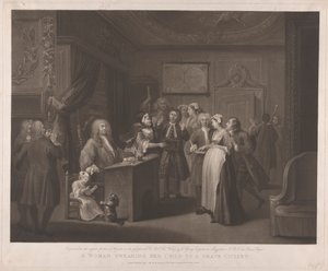 A Woman Swearing her Child to a Grave Citizen by John Young