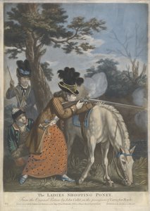 The Ladies Shooting Poney
