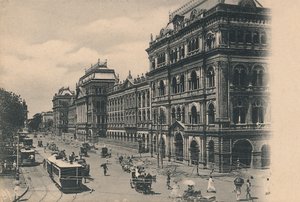 View of Writers Buildings, Calcutta, c1910 by Johnston and Hoffmann