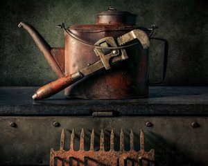Rustic Tools Still Life