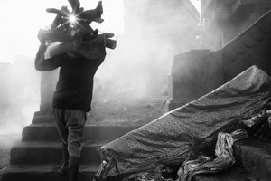 Manikarnika Ghat, Varanasi, 2016