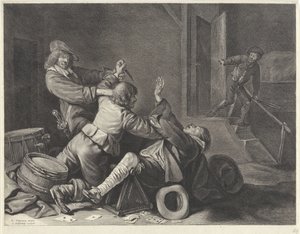 Fight in an Interior
