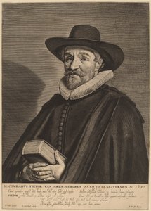 Conrad Vietor van Aken by Jonas Suyderhoff after Frans Hals