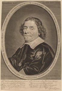 Daniel Heinsius by Jonas Suyderhoff after Jacob Fransz van der Merck