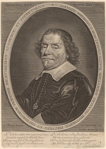 Daniel Heinsius by Jonas Suyderhoff after Jacob Fransz van der Merck