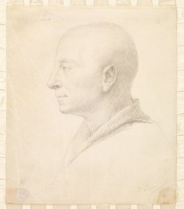 Self-portrait in profile, 7 October 1732