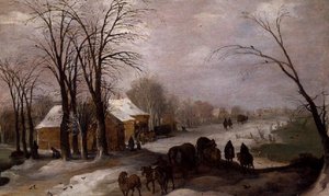 Travellers in the Snow
