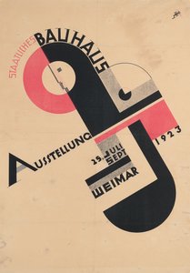Poster for the 1923 State Bauhaus Exhibition