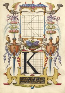 Guide for Constructing the Letter K by Joris Hoefnagel