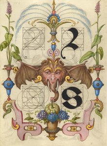 Guide for Constructing the Letters r and s by Joris Hoefnagel