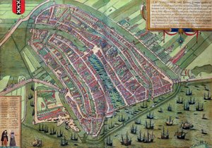 Map of Amsterdam, from 