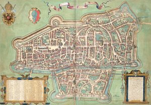 Map of Augsburg, from 
