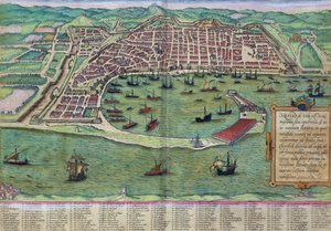 Map of Messina, from 