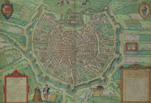Map of Milan, from 