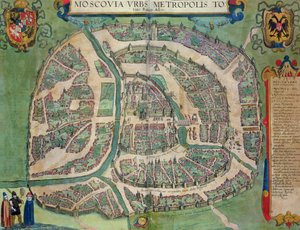 Map of Moscow, from 