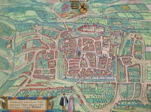 Map of Weimar, from 