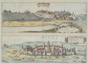Views of Sendomiria and Biecz, from 