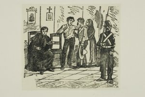 Corrido: The Death Room of a Sentenced Man by José Guadalupe Posada