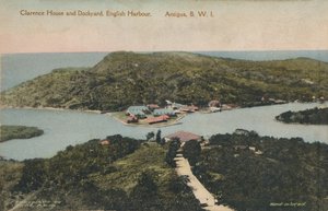 Clarence House and Dockyard, English Harbour. Antigua, B.W.I., early 20th century by Jose Anjo
