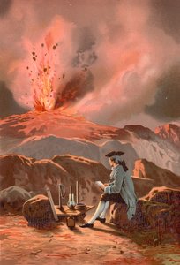 Lazzaro Spallanzani Observing an Eruption of Mount Etna