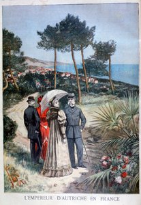 Franz Joseph I, Emperor of Austria, on a visit to France, 1894