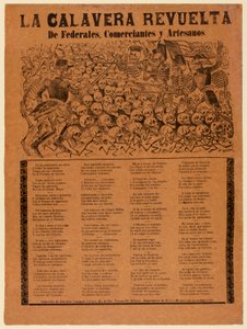 The Rebel Calavera of the Federal Army, Merchants, and Artisans