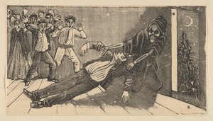 The Apparition of the Ghost of Don Juan Manuel to Pachita the Alfajorera by José Guadalupe Posada