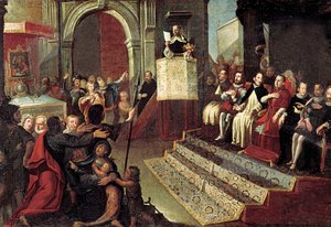 Saint Vincent Ferrer during the 1412 Compromise of Caspe