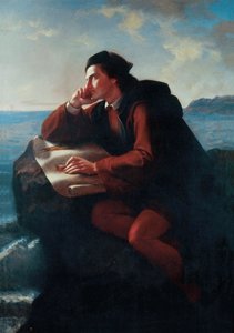 Inspiration of Christopher Columbus by José María Obregón