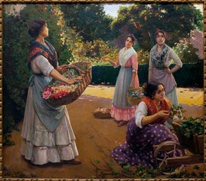 Florists in the Park of Maria Luisa
