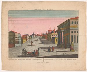 View of a Street in Russia