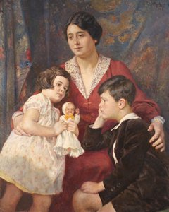 Mrs. Hirsch with Her Children