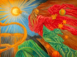 Creation of Heavenly Bodies by Josef Johann Michel