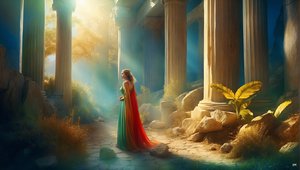 Dreamcore Ancient Greek World 05 by Josef Johann Michel