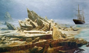 JJM Recreates Friedrich-C-D: The Sea of Ice (Before the Disaster) by Josef Johann Michel